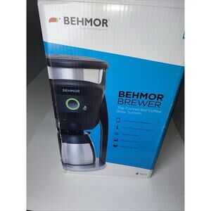 Behmor Brazen Coffee Maker Plus 8 cup Customizable Brewer GRT20C01CMC NEW OPEN
